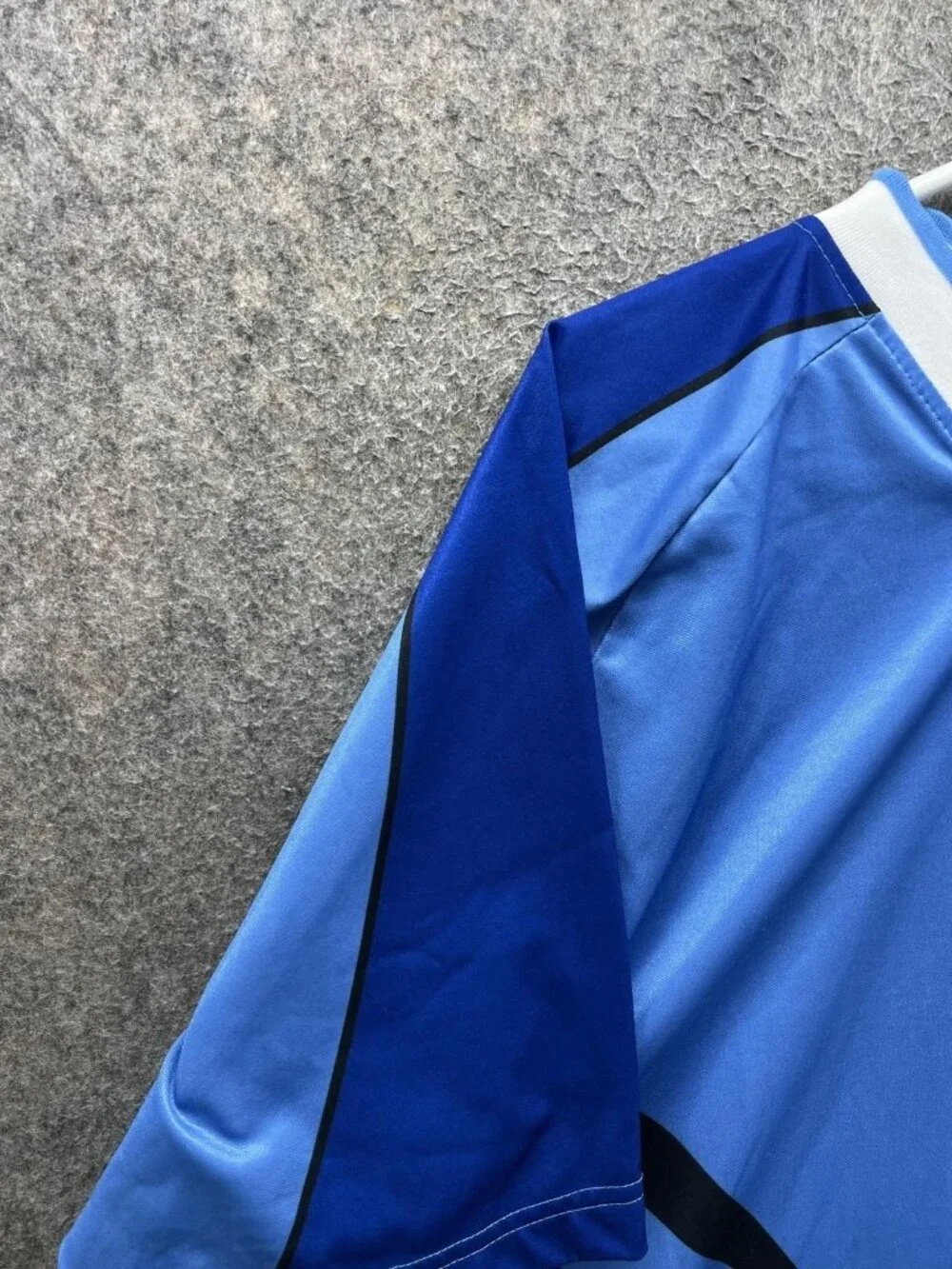 Vintage Adidas Jersey Mens Large Blue Soccer Jersey Top 90s Goalkeeping Shirt